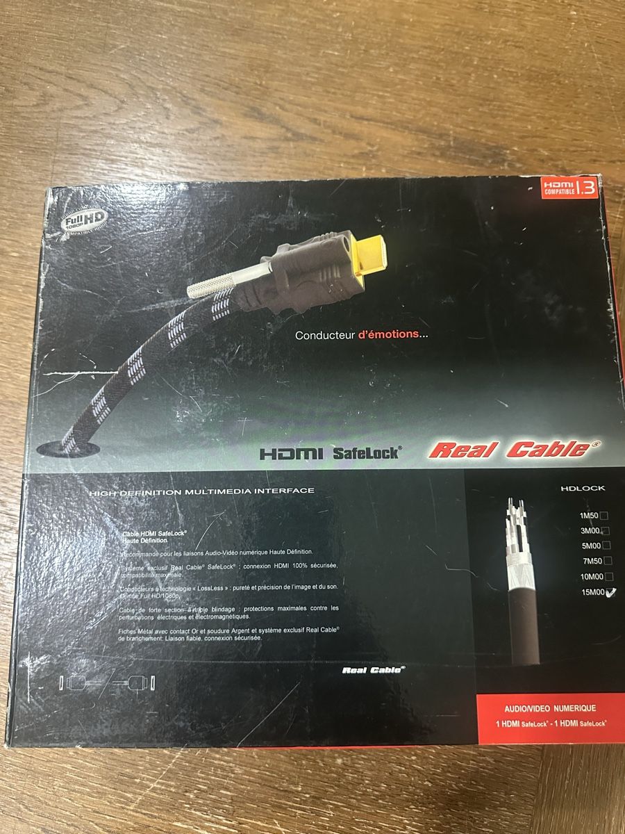 Cavi: 15 Meter HDMI Kabel mit Safelock – Usato da Altendorf venduto da Quietwater
