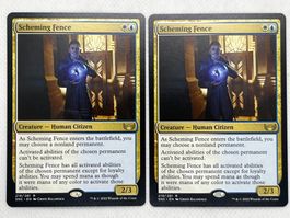 Magic: The Gathering - 2x Scheming Fence, Near Mint!✨🃏
