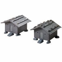 Modellini di ferrovie: FALLER 130334 - 2 Heustadel, Spur H0 – Nuovo e nell'imballaggio originale da Arni venduto da balibu-shop 1