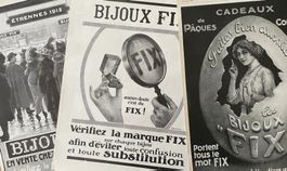 Bijoux Fix - 3 alte Werbungen / Anciennes publicités 1911/13