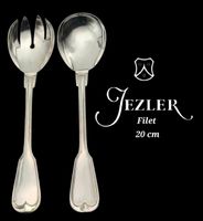 Couverts à salade Jezler Suisse 800Silb Filet Étoile 20 cm