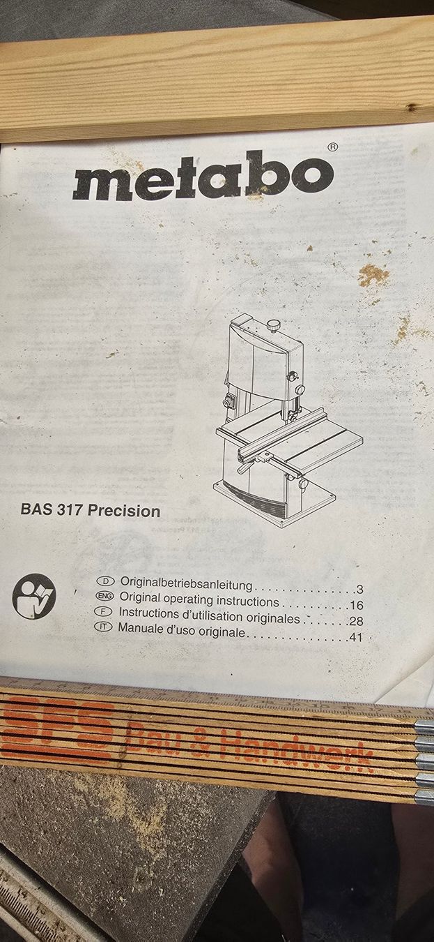 Metabo Seghe: Metabo Bandsäge BAS 317 Precision – Usato da Lengnau BE venduto da FrankHuber 2