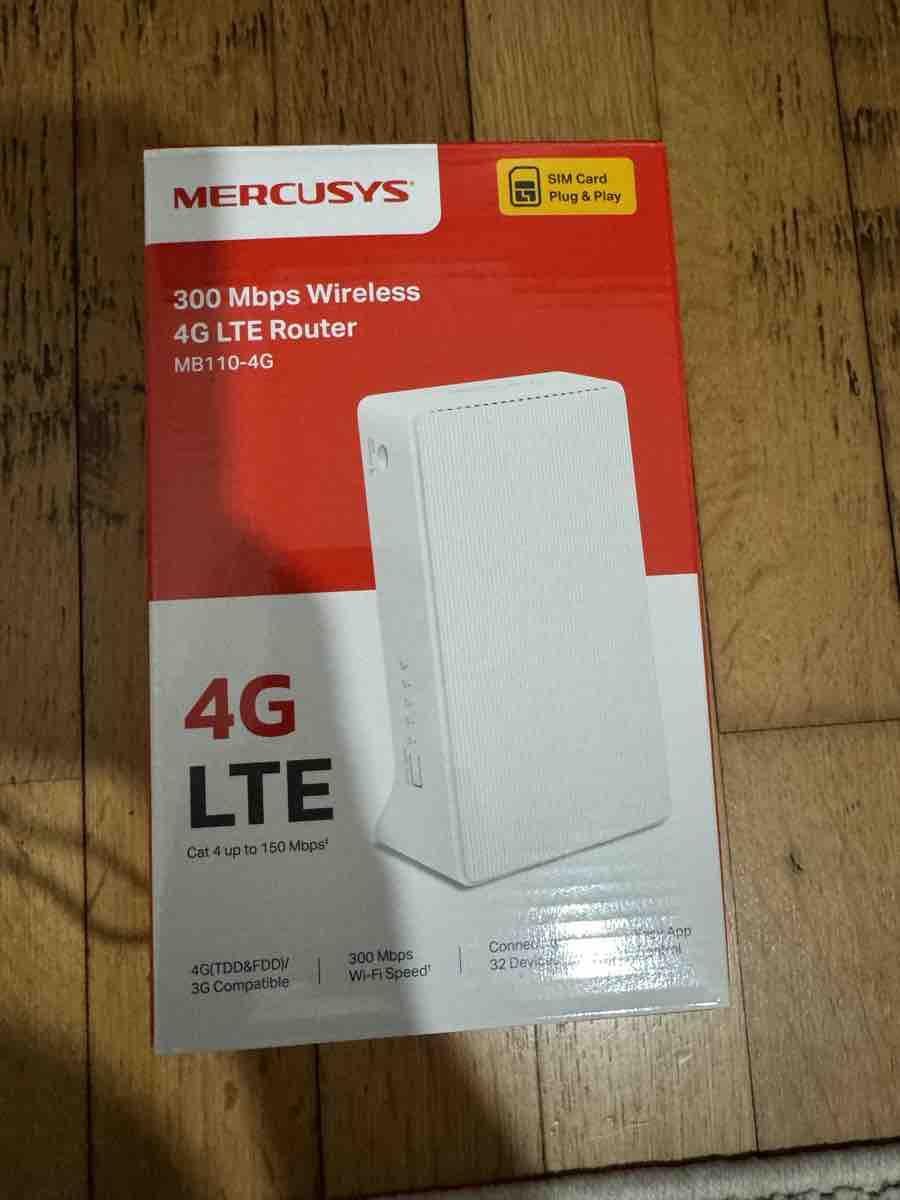 Mercusys MB110-4G Wireless 4G LTE Router neu (Neu und originalverpackt ...