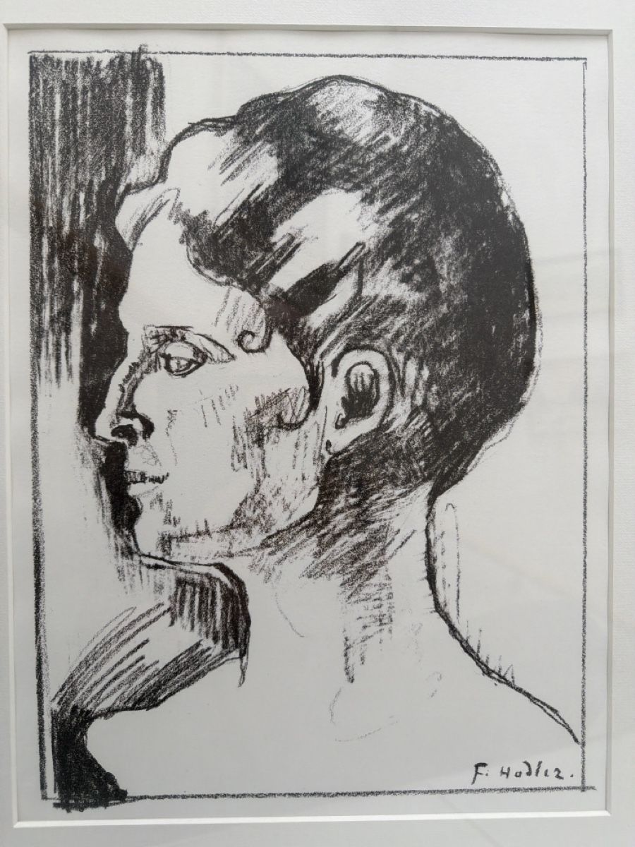 Grafica & Litografie: Ferdinand Hodler, Grafik , Profilbild. – Usato da Biberist venduto da Momo33 5
