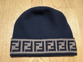 ORIGINAL FENDI MÜTZE SCHURWOLLE BEANIE LP: 290.-