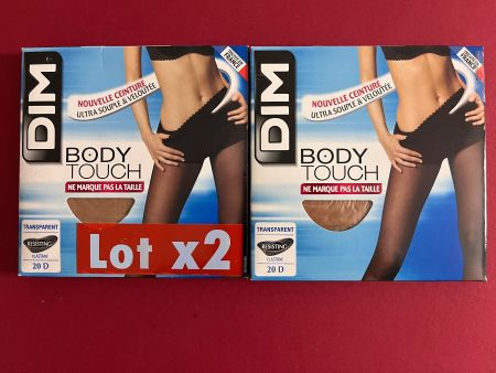 Strumpfhose BODY TOUCH, DIM, Gr. 2 (Farbe Peau Dorée) 2-er