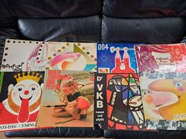 Basler Fasnacht Schallplatten, div. Jahrgänge 8St.