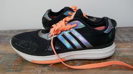 Adidas Stellasport Laufschuhe Sneaker orange schwarz Glitzer