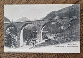 Albula-Vidadukt ob Bergün 1913