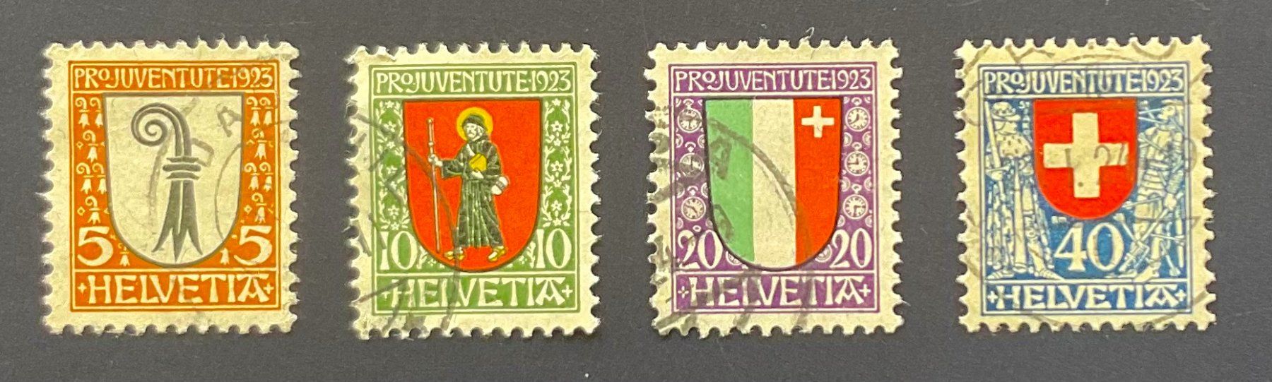 Tous les timbres: Schweizer Briefmarken: Pro Juventute 1923 bis 1926 – D'occasion à Luzern par 19primeln