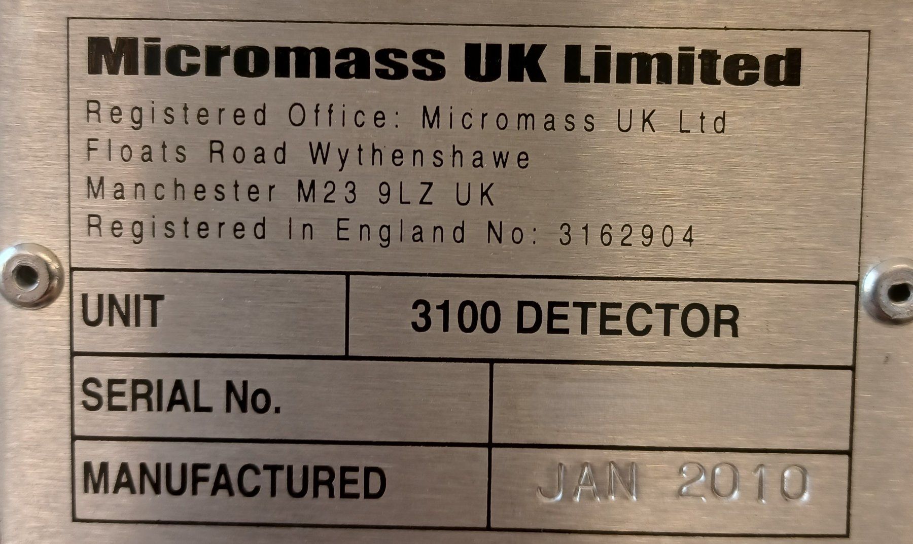 Accessori da laboratorio: Waters 3100 Mass Detector – Difettoso da Niederdorf venduto da LeptonAG_Labor 9