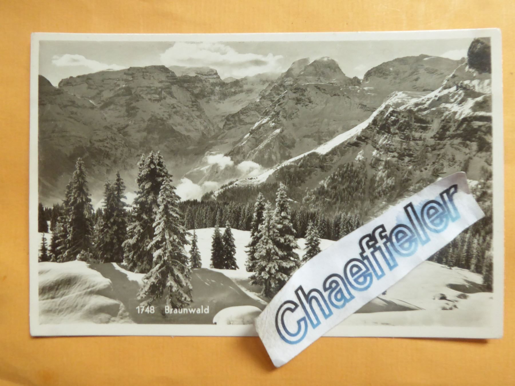 Cartes postales: 1946  1748 Braunwald – D'occasion à Zürich par Chaeffeler