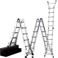 Treppen-Teleskopleiter 4x6 Spr DIE GANZ GROSSE -NEUWERTIG*