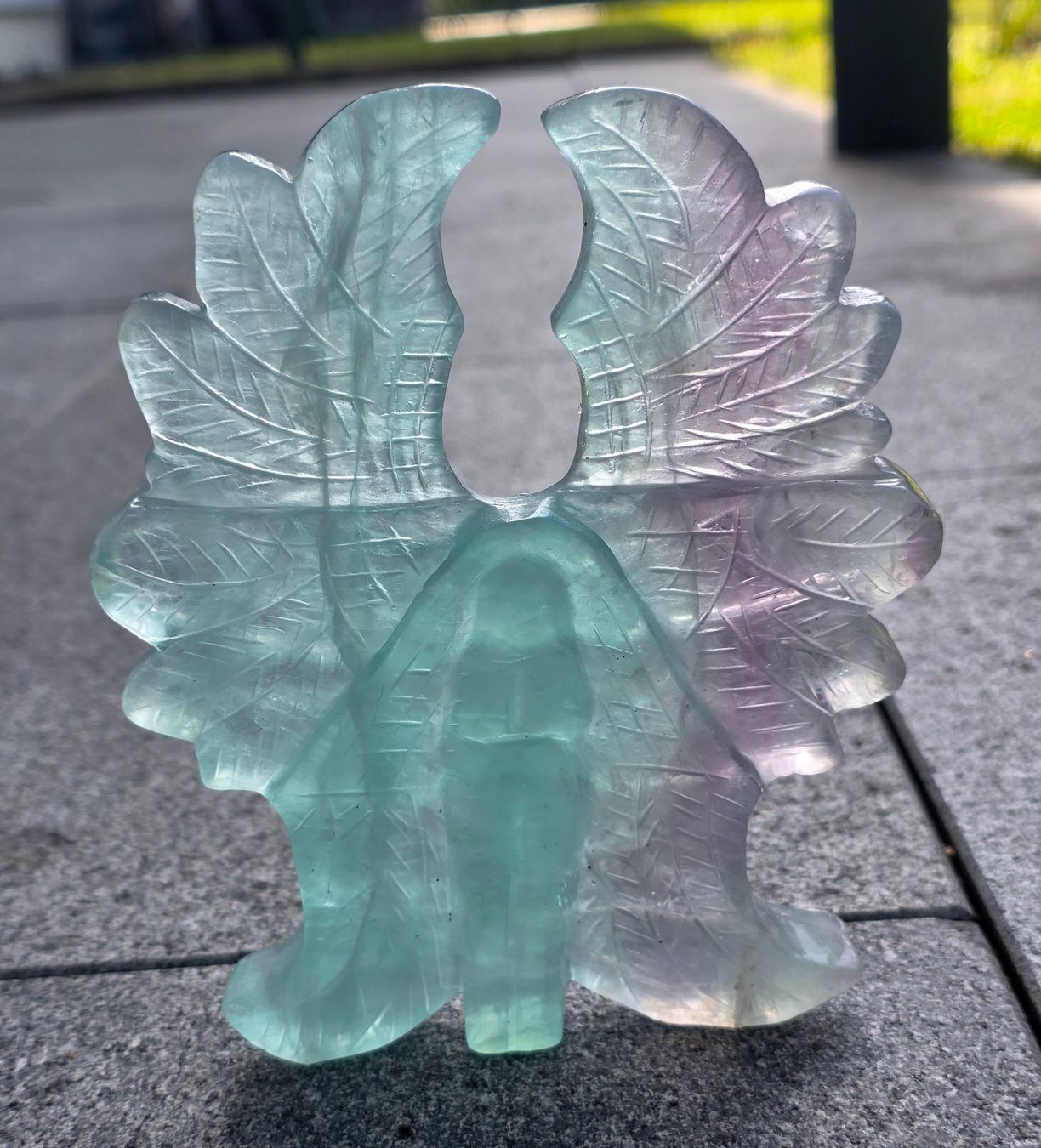 Minerali & Pietre curative: Fluorit Seraphim Engel 536g – Nuovo e nell'imballaggio originale da Matzingen venduto da Shay_Crystalz 2