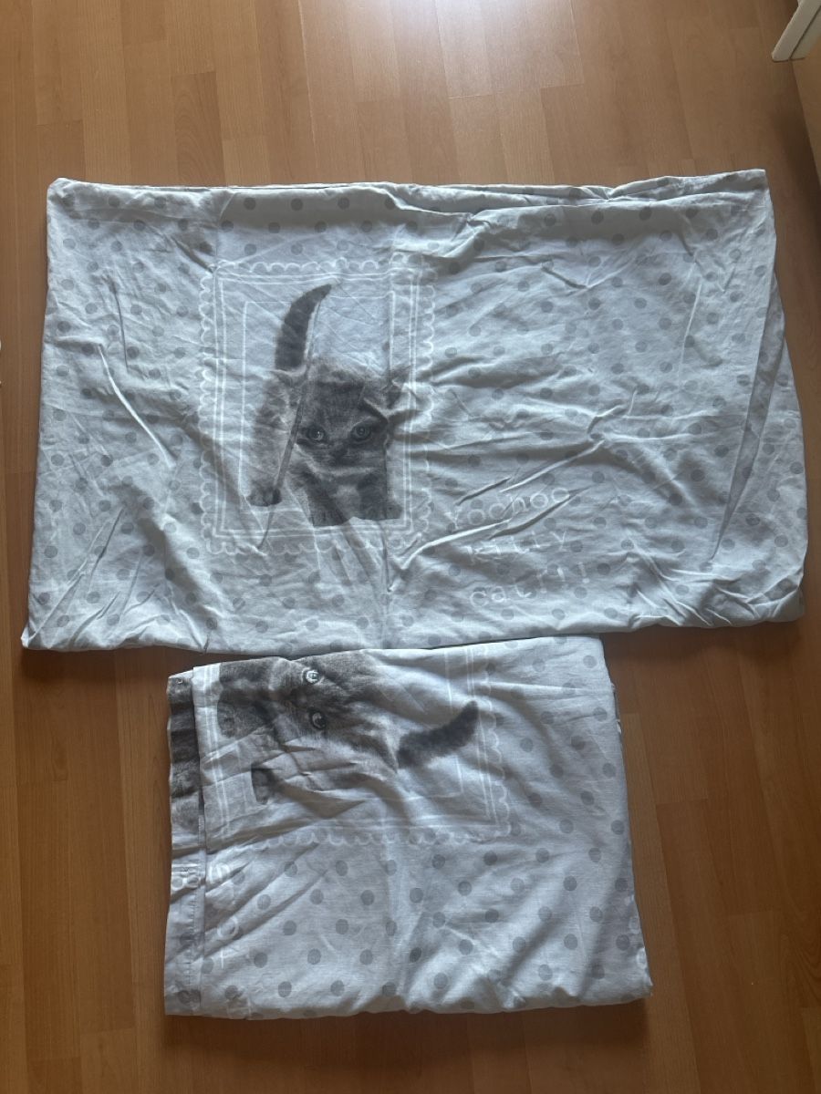 Biancheria da letto: Katzendeckenbezug-Set 160x210 – Usato da Bettlach venduto da Kkalena