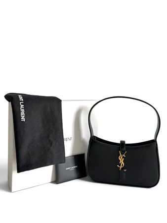 SAINT LAURENT Smooth Calfskin Le 5 A 7 Mini Hobo Tasche