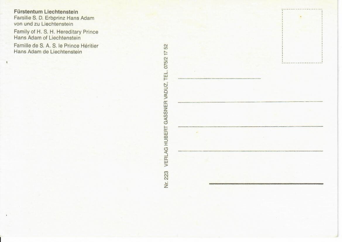 Cartoline postali: Liechtenstein – Usato da Hochdorf venduto da Ziegel-16 1