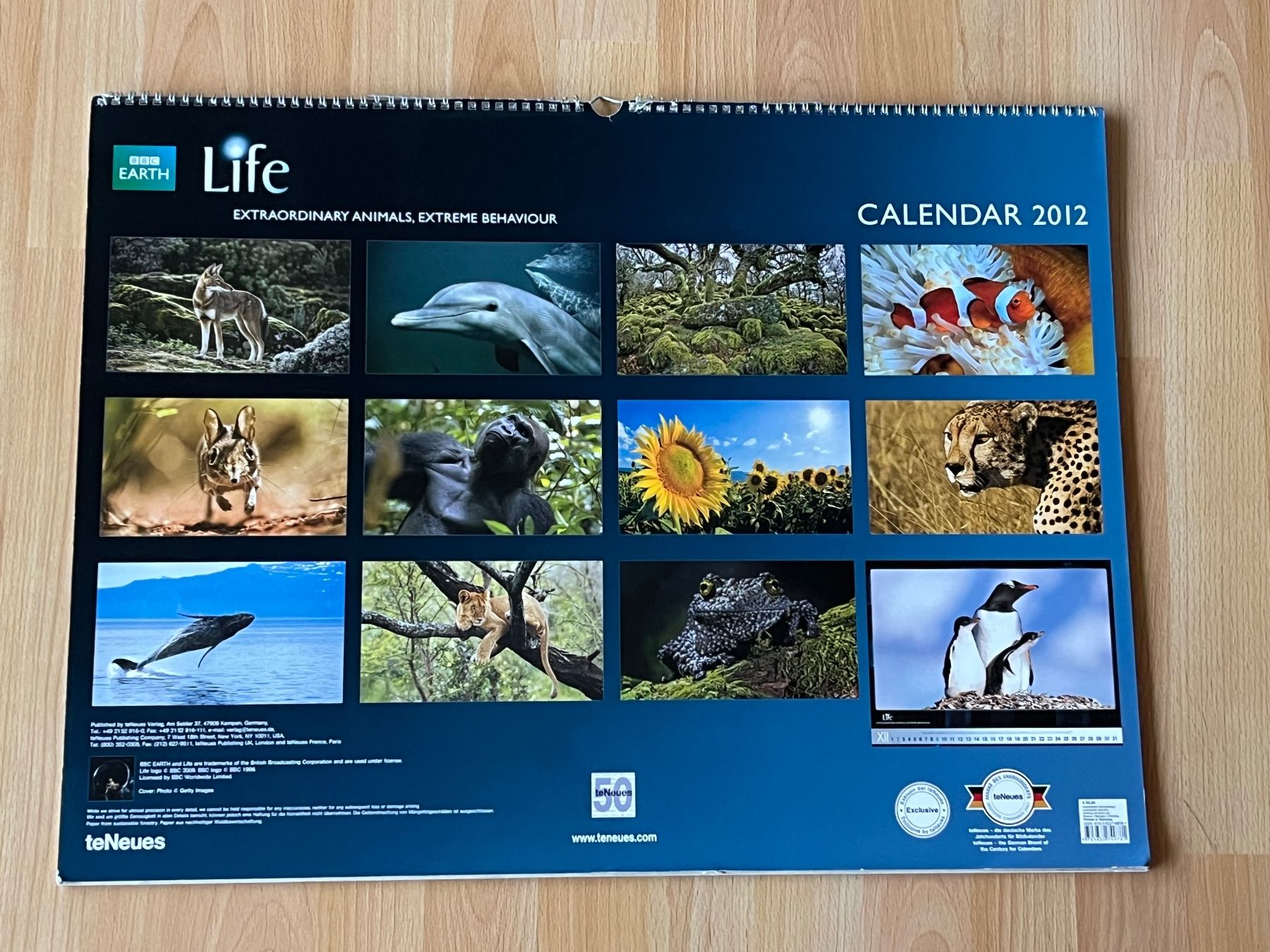 Kalender: Kalender "Life: Extraordinary animals/extreme behaviour 2012 – Gebraucht aus Uetendorf von sru128 4
