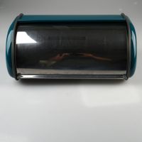 Brotdose aus Metall - Türkis, 25x44 cm