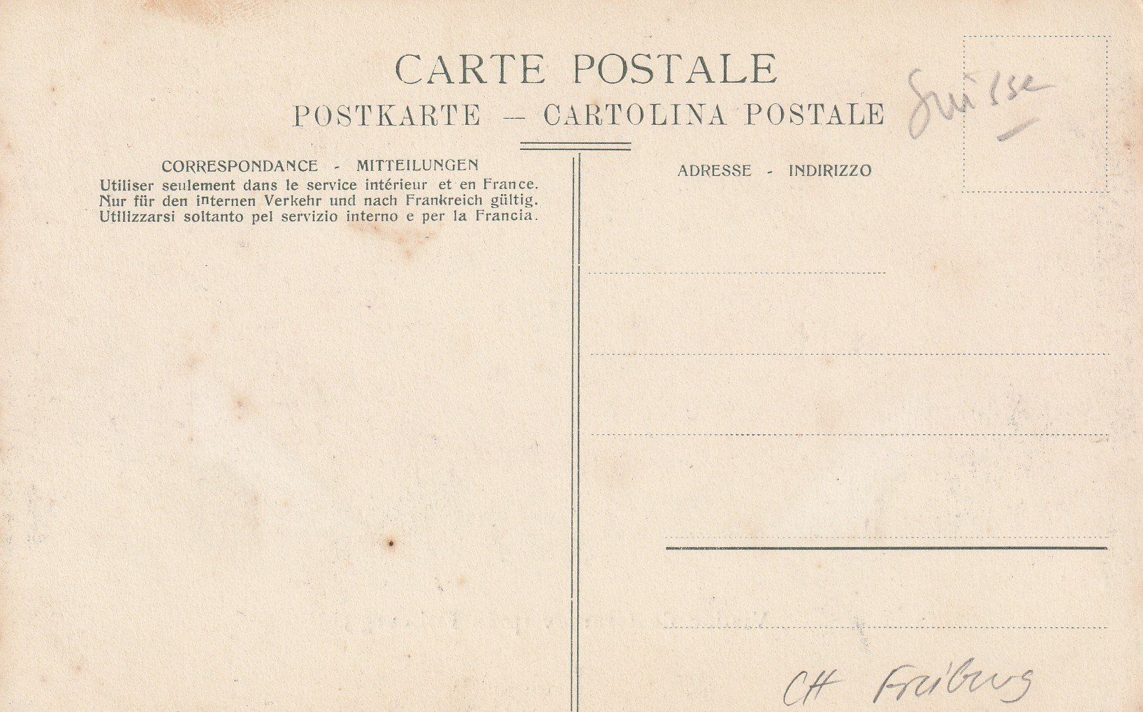 Cartoline postali: AK Grandfey - ungelaufen – Usato da Fribourg venduto da schnalla92 1