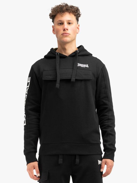 Lonsdale Herren Sweatjacke 'Bigton' – Sportliche Kapuzenjacke Mit Markenprint Und Praktischer Tasche