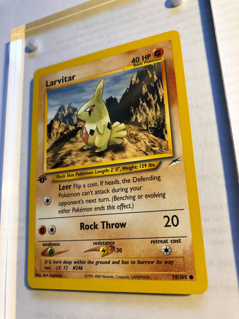 Carte collezionabili: Larvitar 1st Neo Destiny - MINT - ab 1.- – Usato da Giubiasco venduto da dan_pr8b 2