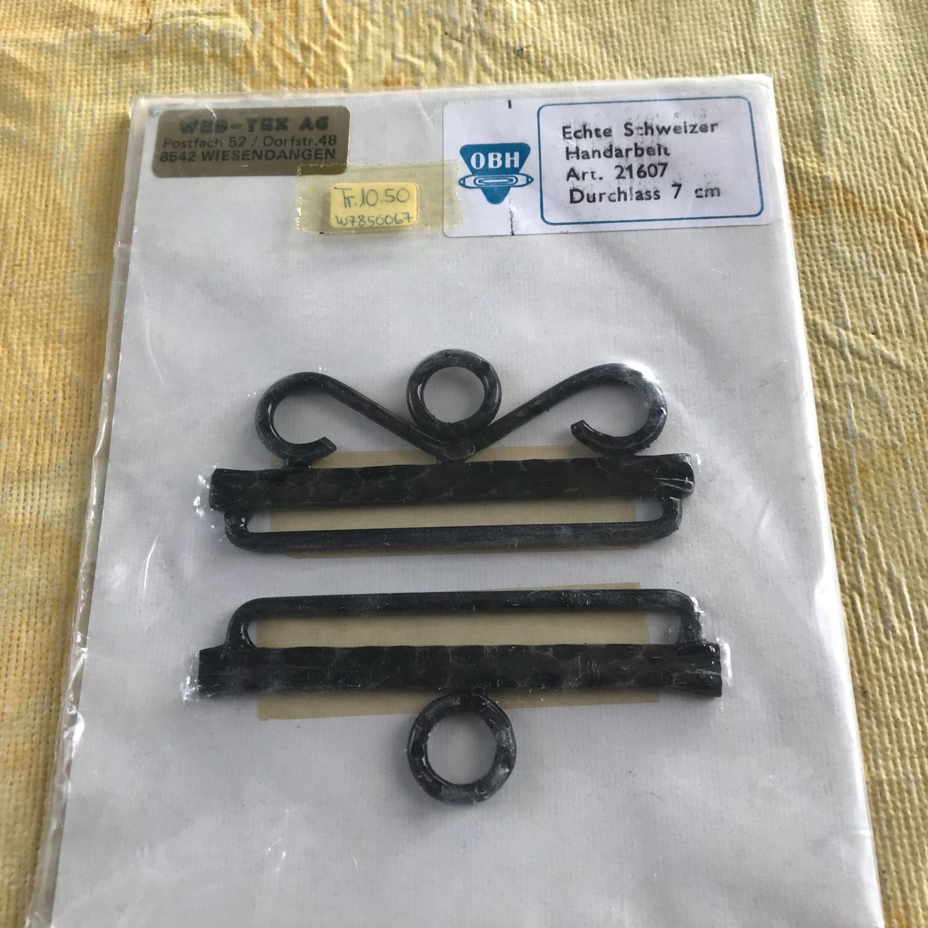 Ferramenta: ECHTE SCHWEIZER HANDARBEIT DURCHLASS 7CM – Usato da Ostermundigen venduto da crazy-horse-1840 2