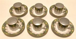 Porzellan Mocca Sets 125 Jahre Bank Langenthal 1991/92 TOP