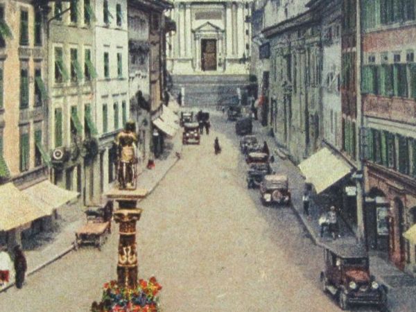 Ansichtskarten: SOLOTHURN HAUPTGASSE  BELEBT OLDTIMER-AUTOS SO AK – Gebraucht aus Ettingen von Hausi4711 1