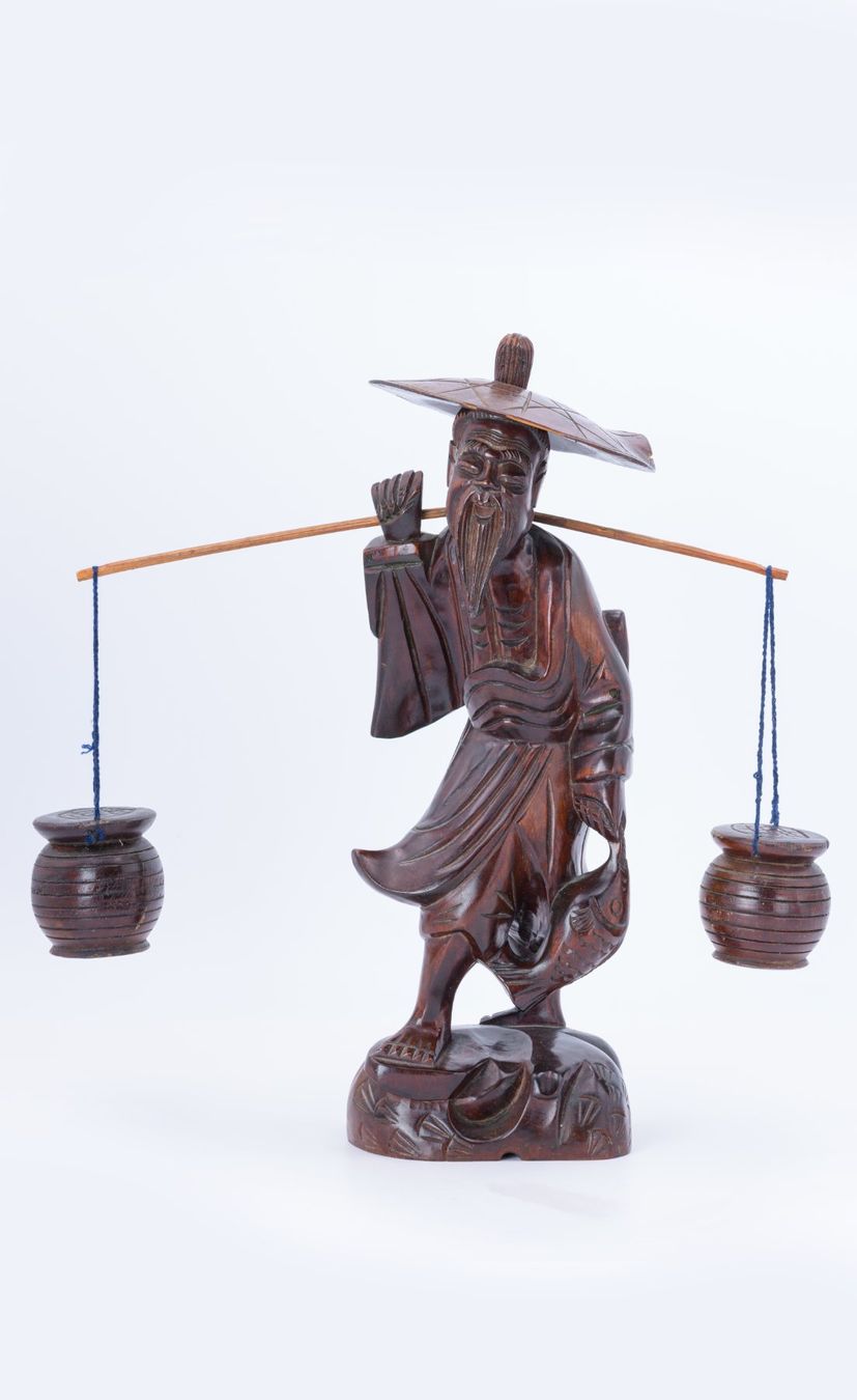 Skulpturen & Statuen: Asiatischer Fischer – Gebraucht aus Kreuzlingen von Schomi5