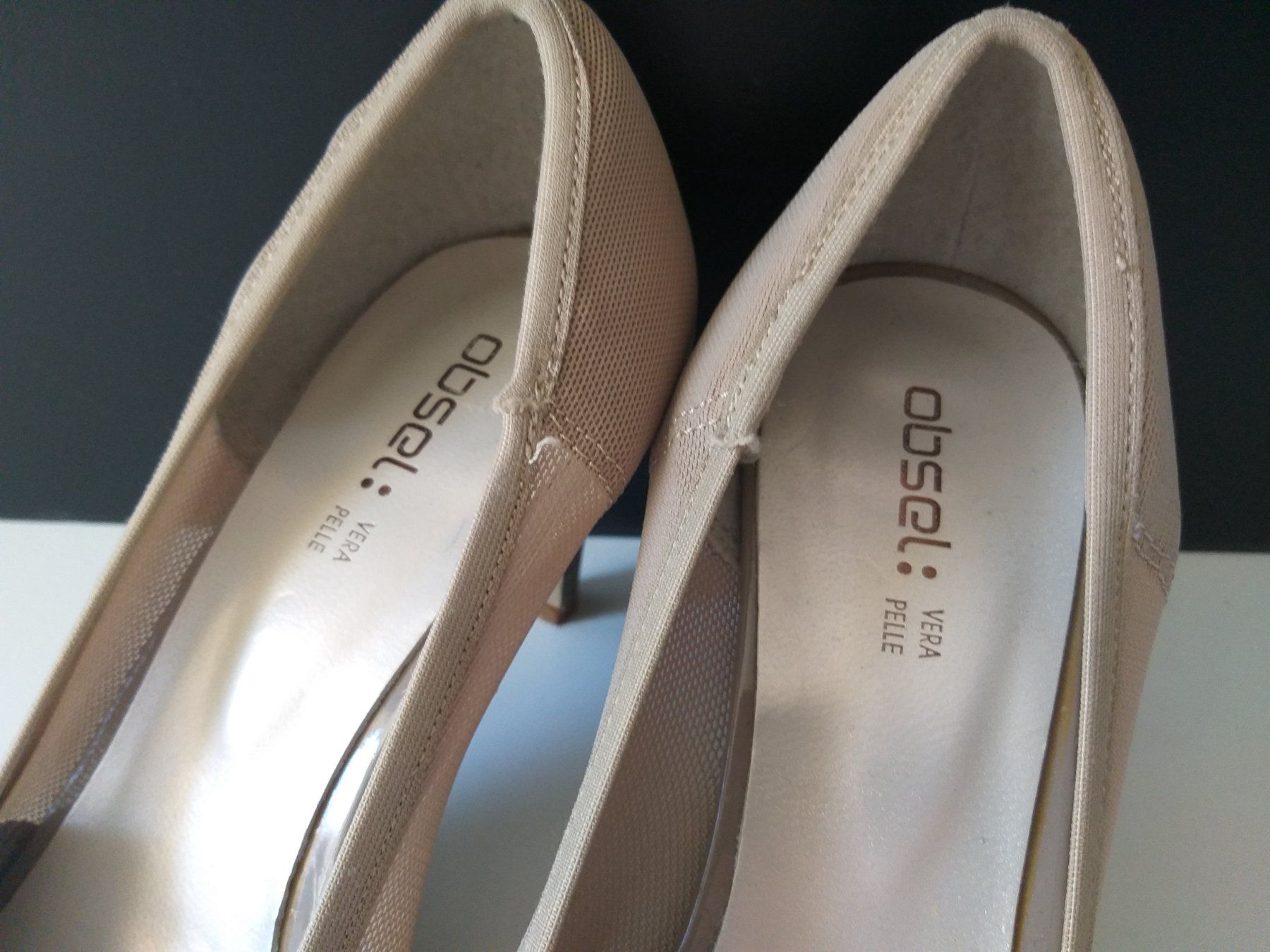 Scarpe da donna: OBSEL Chaussures beige à talon pointure 40 – Usato da Cossonay-Ville venduto da Les_1001_perles 6