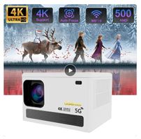 Beamer 4K-Dualband-WLAN-Projektor Bluetooth WLAN autofokus