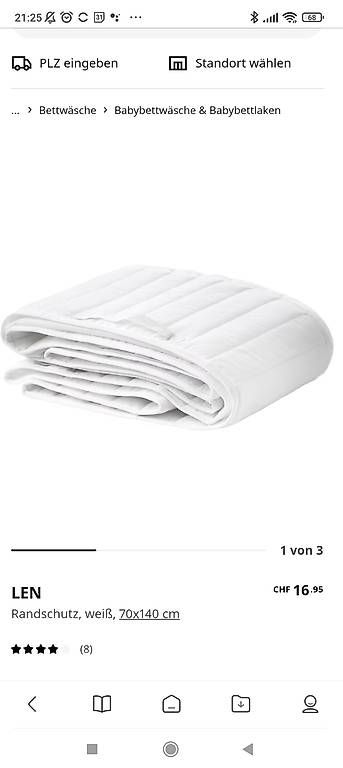Biancheria da letto: Bett Randschutz Ikea – Usato da Brugg AG venduto da man_cx5c