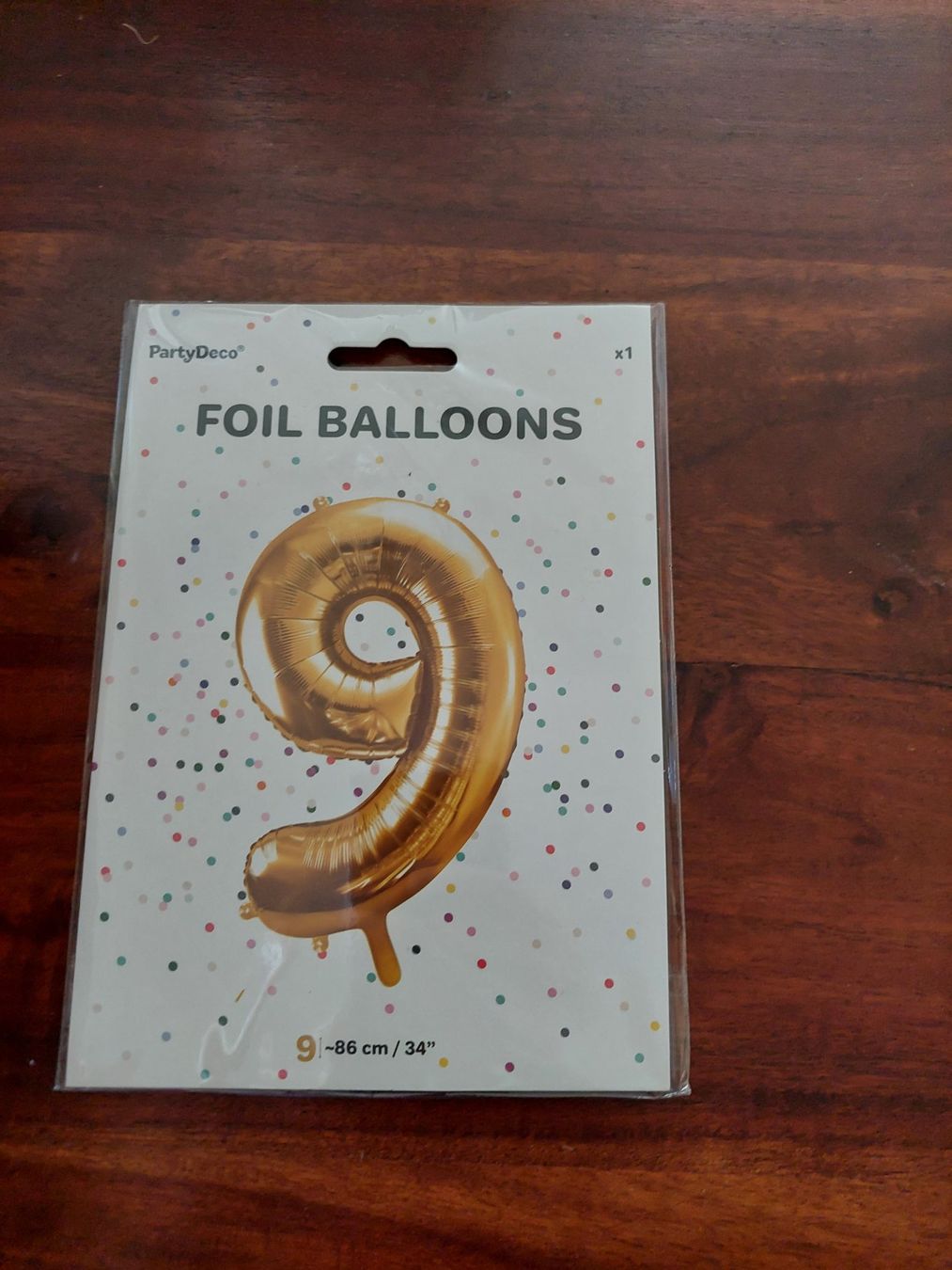 Tutte le decorazioni: Folienballon Zahl 9 – Nuovo e nell'imballaggio originale da Beckenried venduto da Havacola 4
