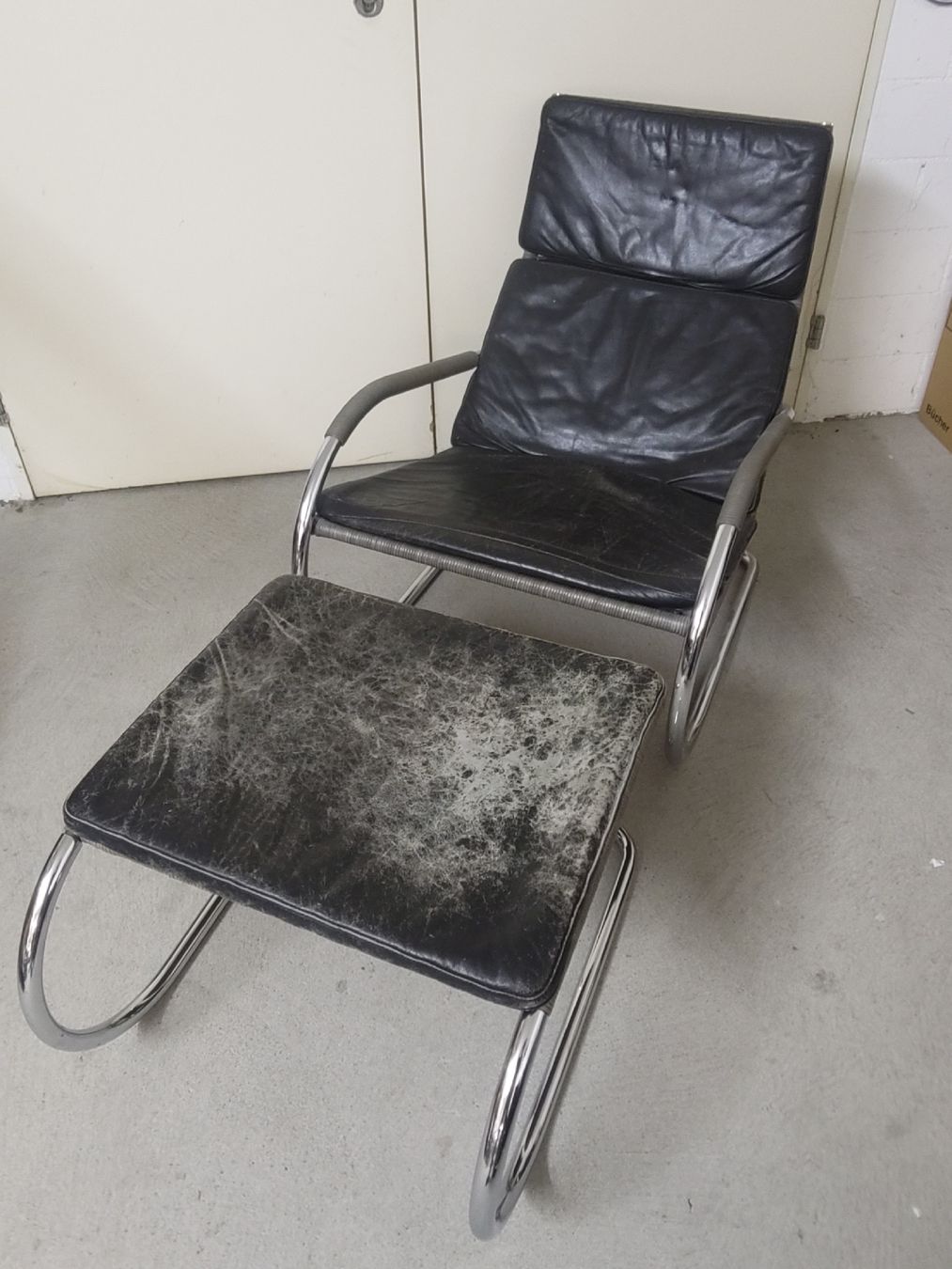 Tecta Sessel: Vintage Design Sessel + Ottoman "Tecta D35" – Gebraucht aus Basel von Morgenmuffel 1