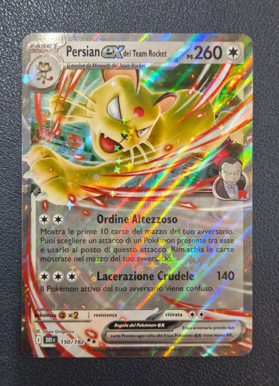 Pokémon Carte collezionabili: Pokemon  150/182 Persian Del Team Rocket ex IT – Usato da Lugano venduto da pan_5zpg