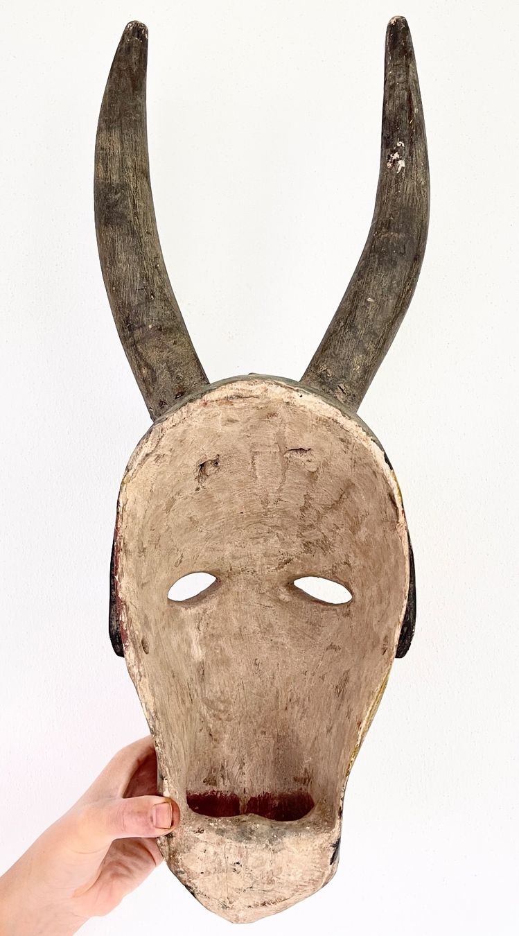 Skulpturen & Statuen: Rarität wunderschöne alte Maske der Bwa Burkina Faso 50 cm – Defekt aus Rüthi (Rheintal) von Kunsthaus777 9