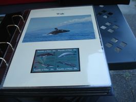 "Wale", Palau 1983, Satz Lose **, FDC + Maxi