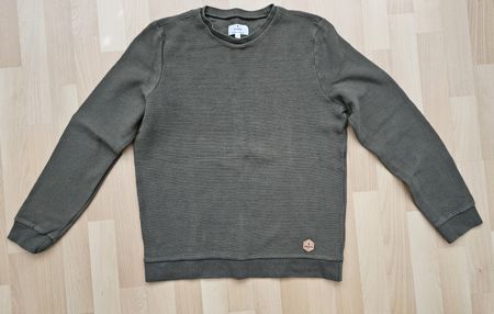 Herren Pullover RAGMAN dunkelgrün Grösse M Baumwolle