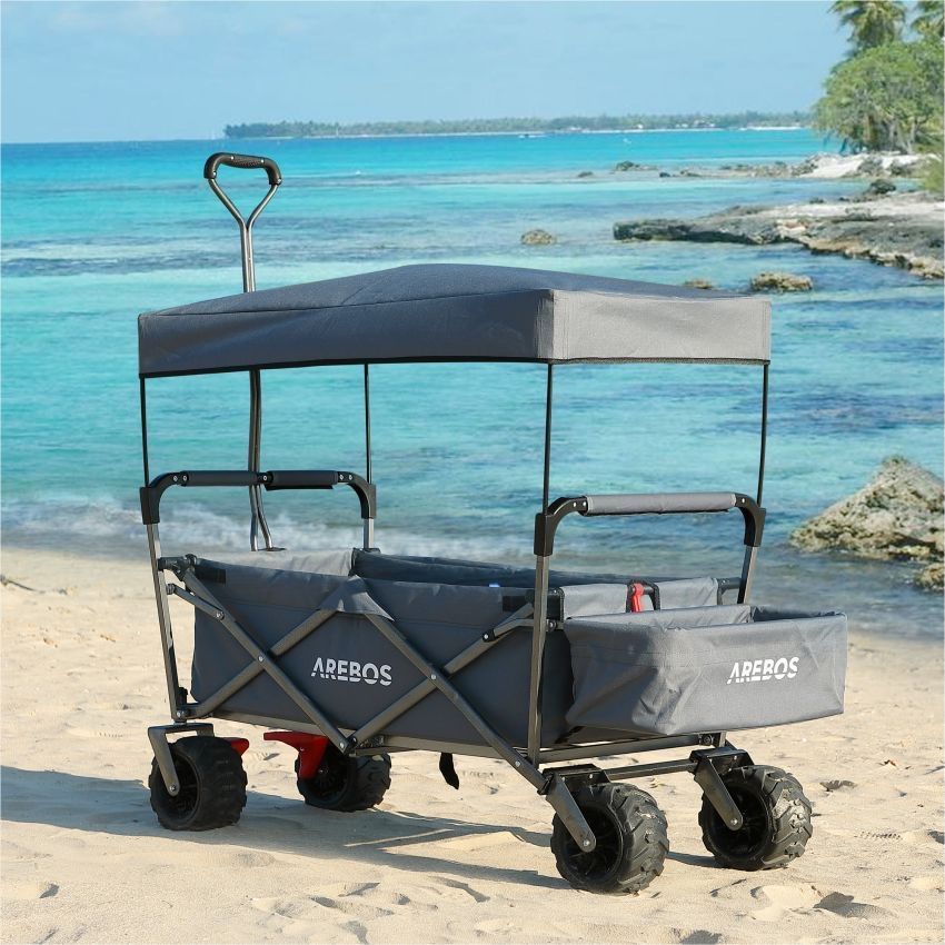 Carrelli di trasporto: Bollerwagen mit Dach Standard – Nuovo (secondo la descrizione) da Nebikon venduto da warendiscount 1