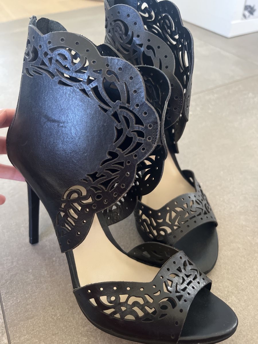 Damenschuhe: talons cuir noirs ajourées San Marina 40 – Neu und originalverpackt aus Ropraz von Angy.ruiz 2