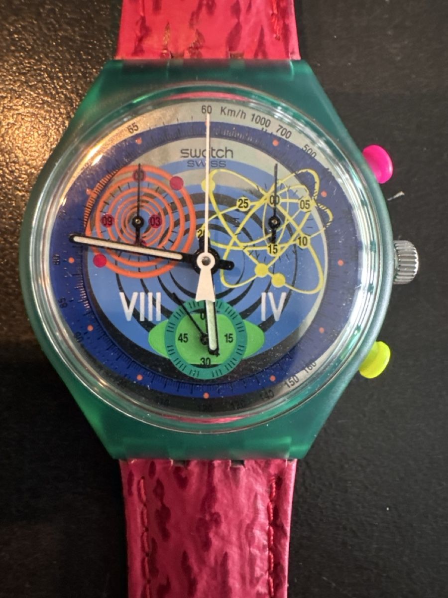 Swatch Orologi: Swatch Chrono (SCL103) Pink Springs – Difettoso da Künten venduto da Spike17 1