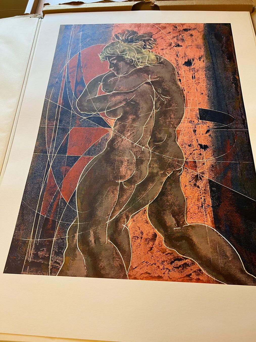 Dipinti: Sechs Tempera-Werke Hans Erni – Nuovo e nell'imballaggio originale da Wettingen venduto da pozza01 4