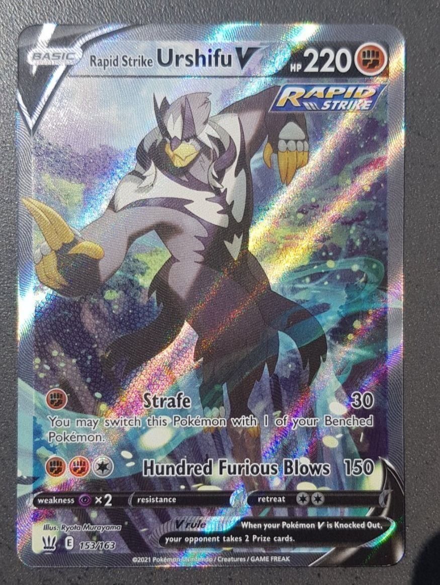 Karten: Carte Pokémon Rapid Strike Urshifu V – Neu (gemäss Beschreibung) aus sion von ckmoi01