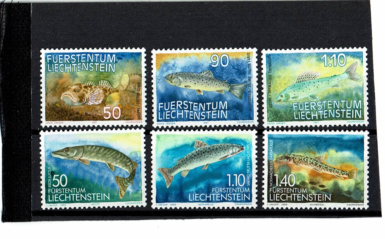 Alle Briefmarken: Briefmarken + Maximumkarten Nr. 75 Fische 1987 – Neu (gemäss Beschreibung) aus Gümligen von karoe-be