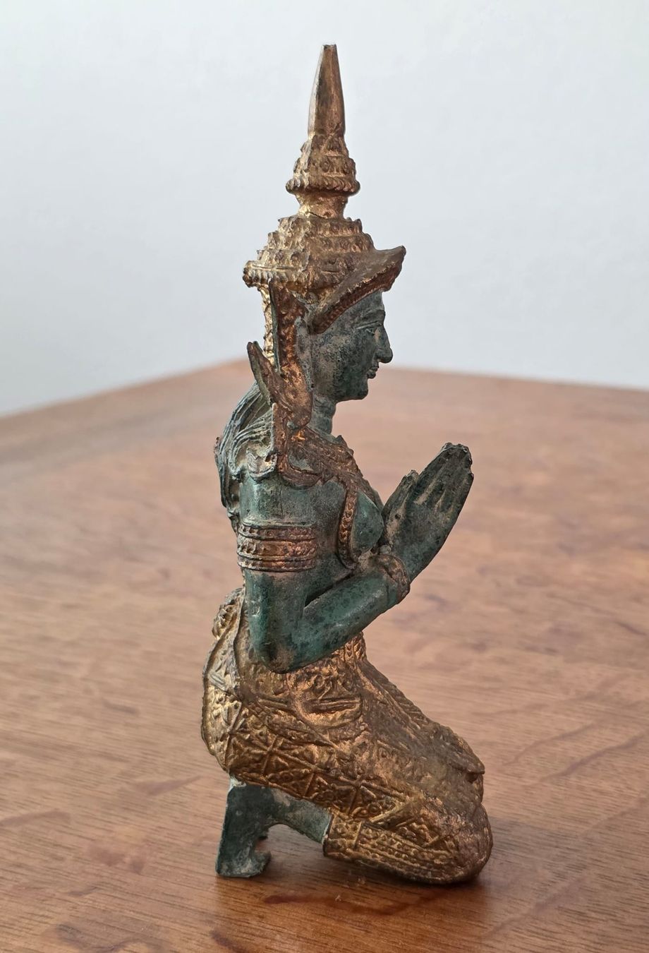 Figuren: Exotische Thai-Statue, Bronze, Glücksbringer – Gebraucht aus Rheinsulz von Dred 4