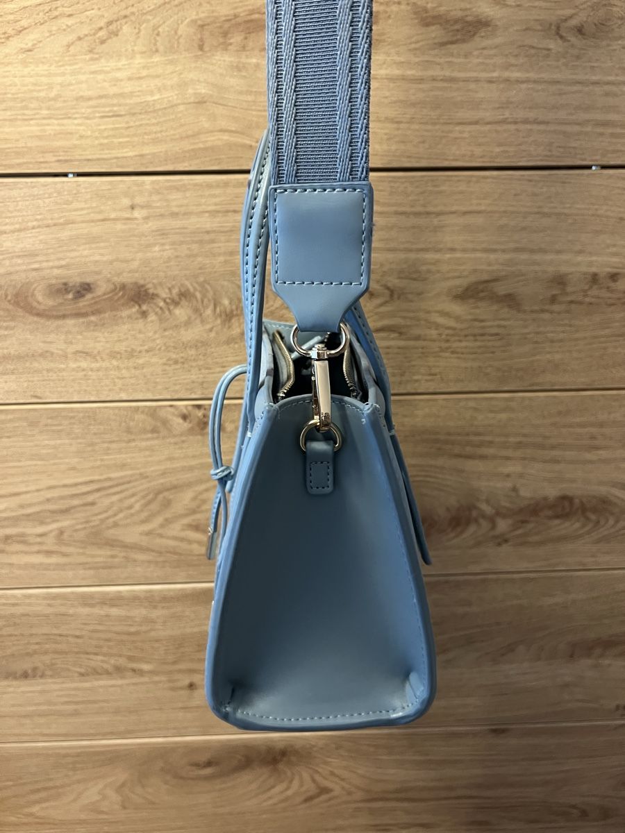 Zara Taschen für Damen: Zara Blaue Handtasche, 2 Tragevarianten NEU – Neu und originalverpackt aus Zürich von gabrielabaz 2