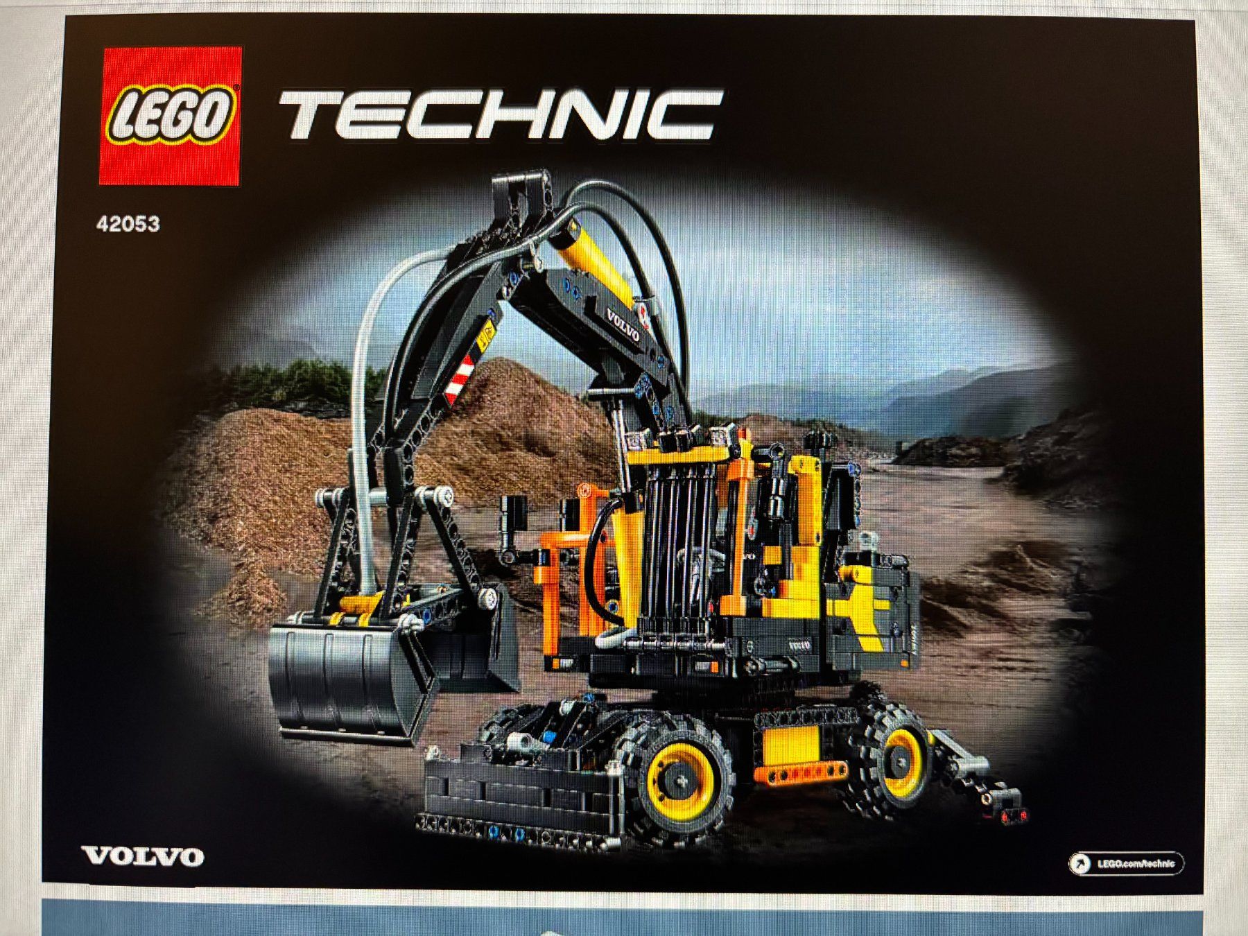 Lego Giocattoli: Lego Technics Volvo EW160E Model 42053 – Usato da Dörflingen venduto da verena052