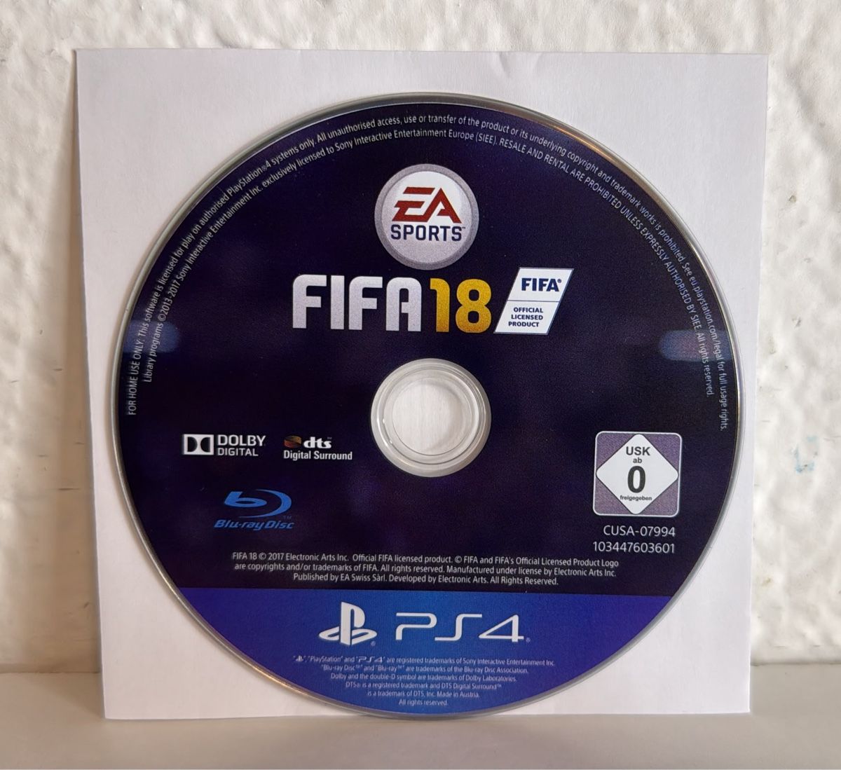 Sony Jeux: FIFA 18 PS4/PS5 - Game disc – D'occasion à Ehrendingen par bubulence
