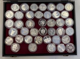 (2096) 40 x 20 Franken, Silber, 1991-2020, pp